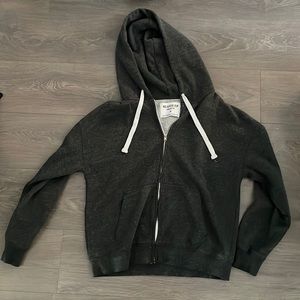 Grey zip up